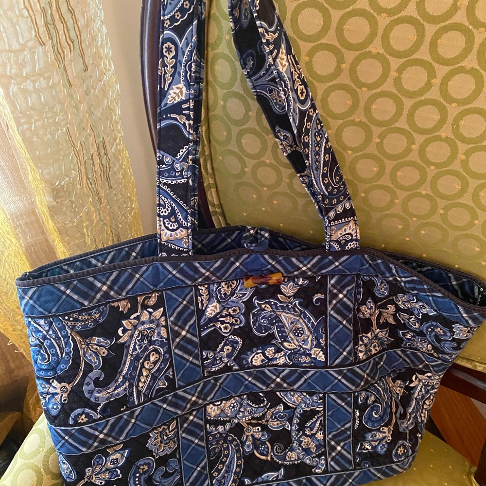 Vera Bradley blue colored tote
